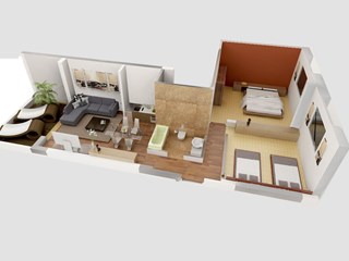 2 Bedrooms Apartment